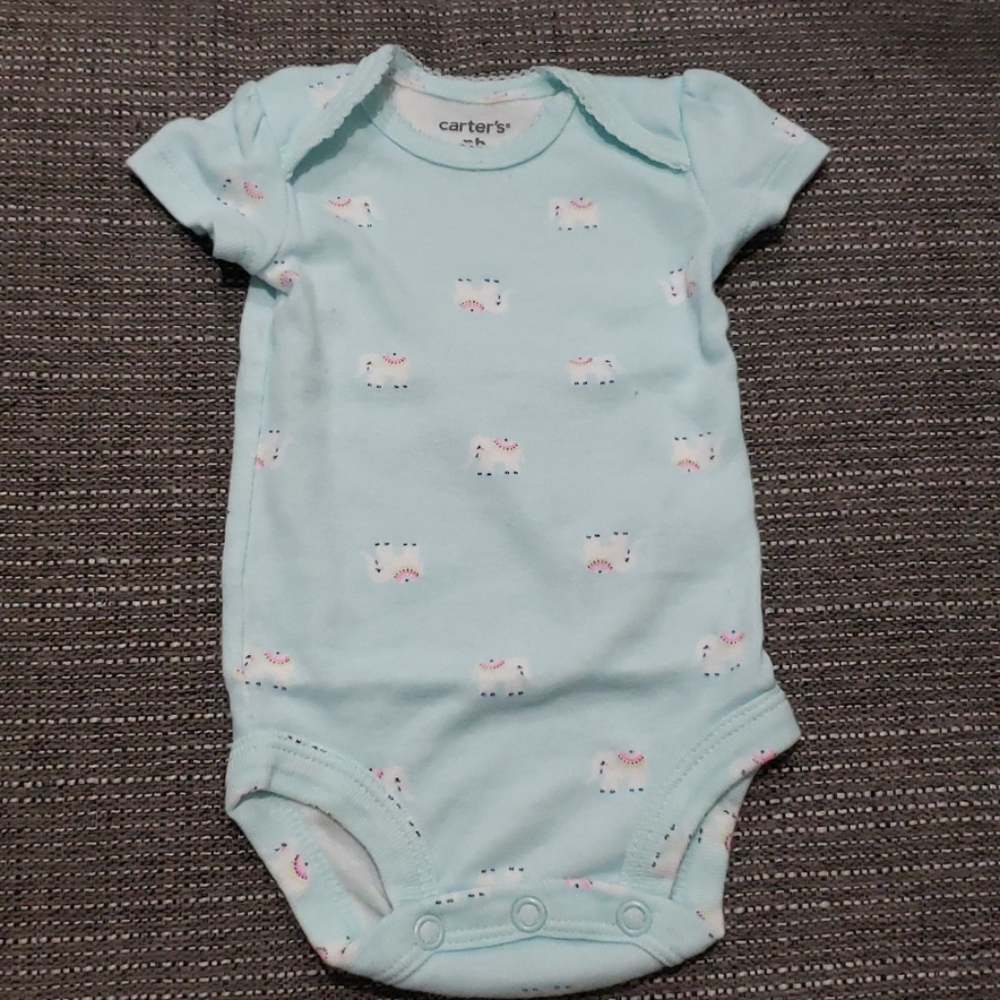 Super cute elephant onesie!